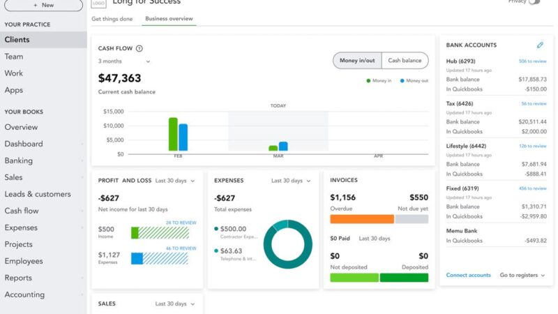 إطلاق نظام الإدارة المالية QuickBooks Online Accountant المتاح سحابيًا مجانًا للمحترفين في مجال المحاسبة حول العالم 