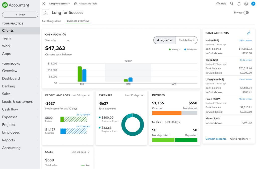 إطلاق نظام الإدارة المالية QuickBooks Online Accountant المتاح سحابيًا مجانًا للمحترفين في مجال المحاسبة حول العالم 