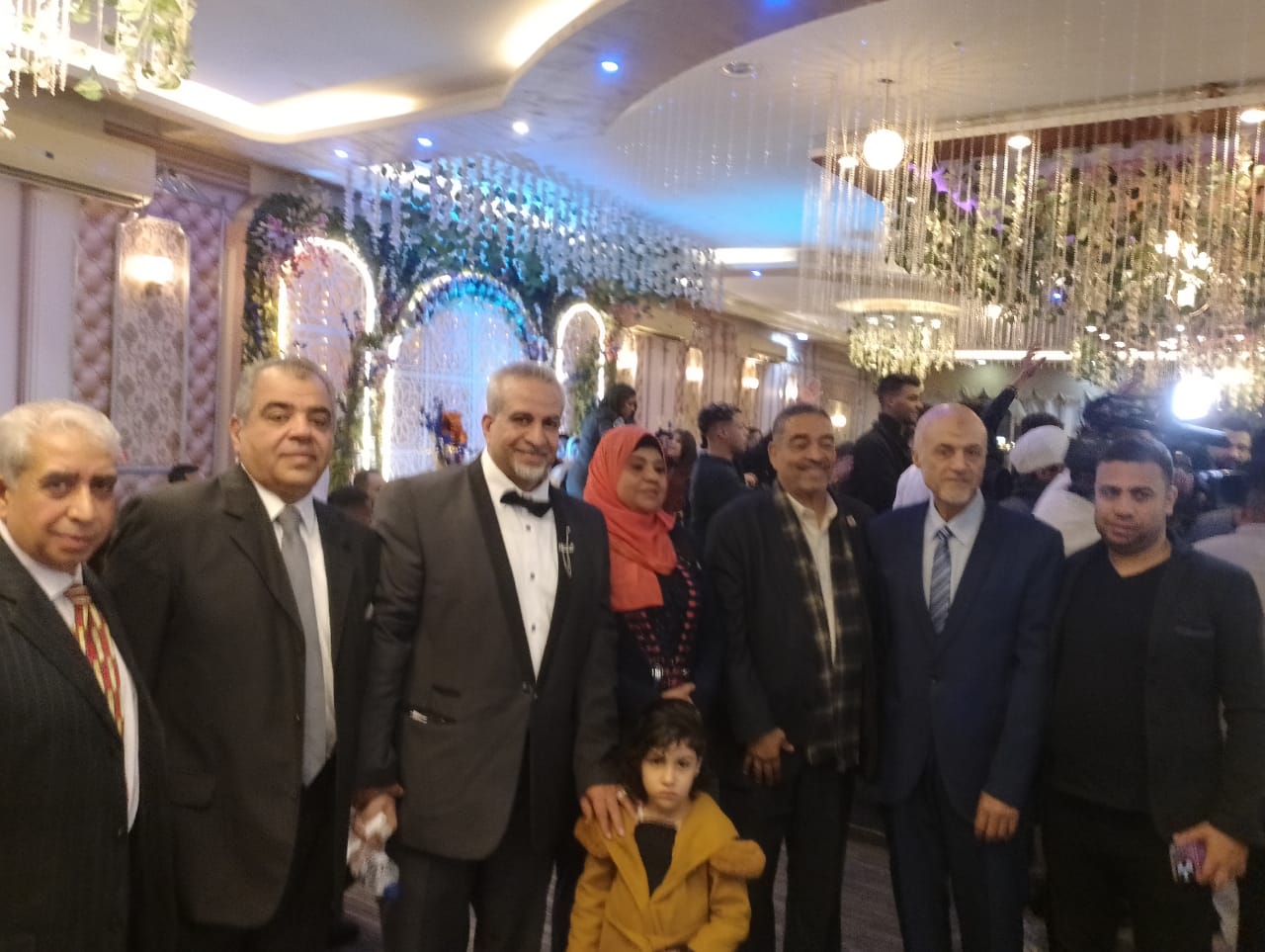 قيادات المنظمة المصرية الدولية لحقوق الإنسان بالجمهوريه بالخارج : نهنىء الشريف المستشار إسماعيل الانصاري بخطوبة نجله كريم