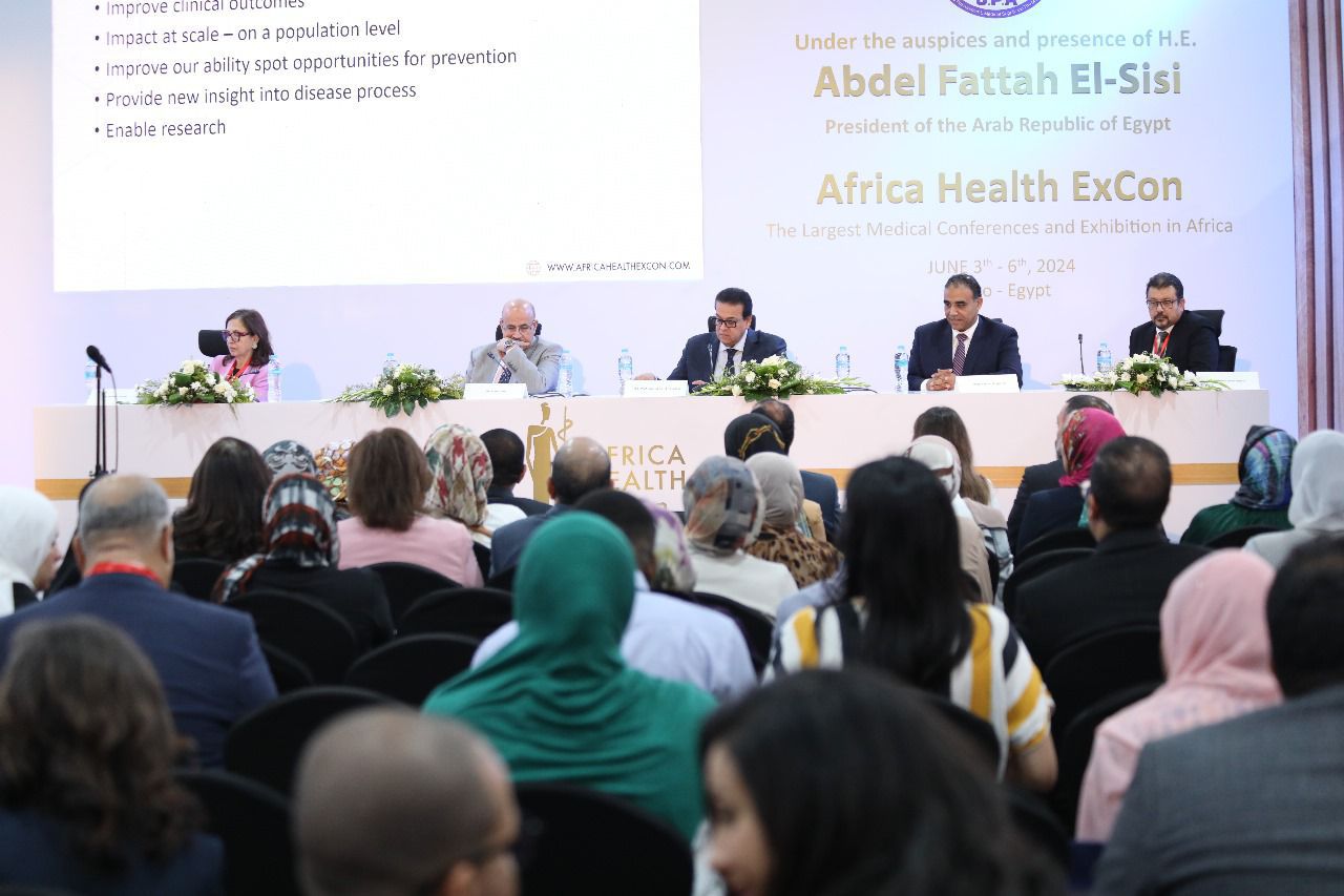 مشاركة فعالة للمبادرة الرئاسية لدعم صحة المرأة في المؤتمر الدولي الثالث والمعرض الطبي الإفريقي صحة أفريقيا