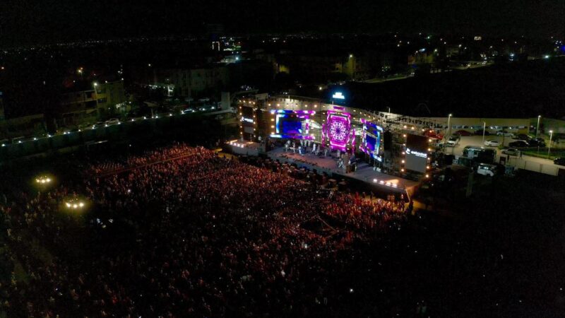 حماقى ومصطفى حجاج يتألقان في سادس حفلات city festival بسيتى كلوب العبور وسط حضور جماهيرى كبير