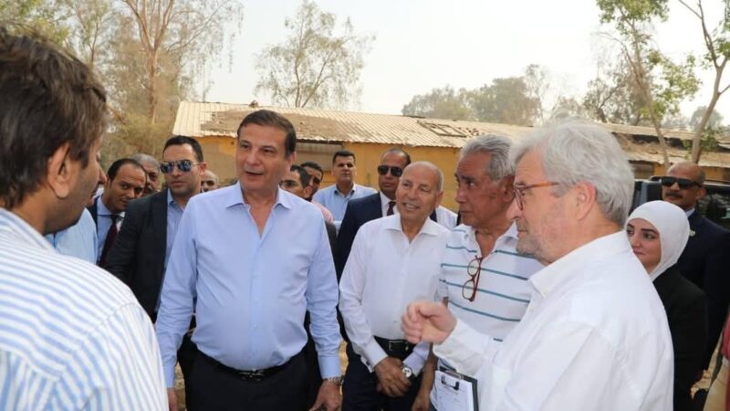 وزير الزراعة ومحافظ القاهرة يتفقدان محطة الزهراء للخيول العربية الأصيلة