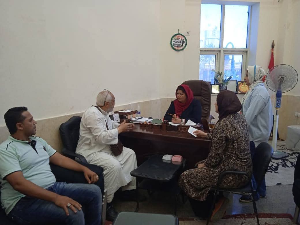 رئيس حى الأميرية تعقد لقاءها الاسبوعي لحل مشاكل المواطنين