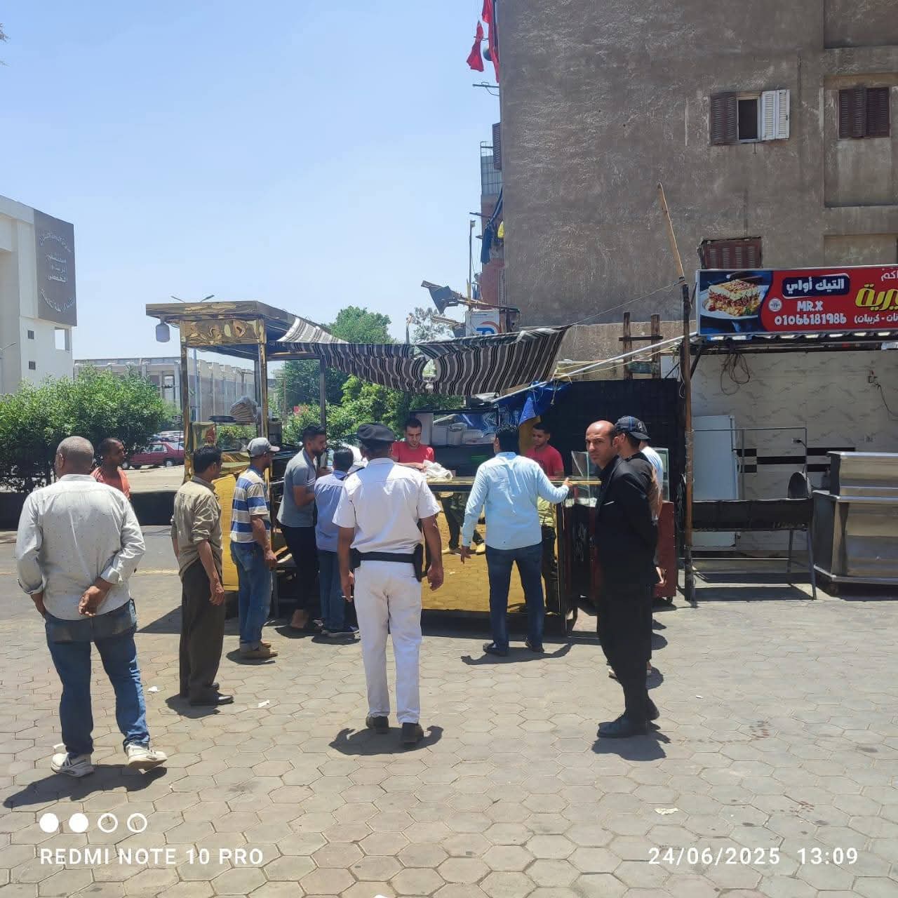 رئيس حى الأميرية تقود حملة لرفع الاشغالات بنطاق الحي