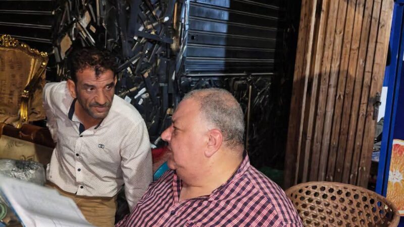 رئيس حى مصر الجديدة يتفقد مخزن الاحراز بالماظه