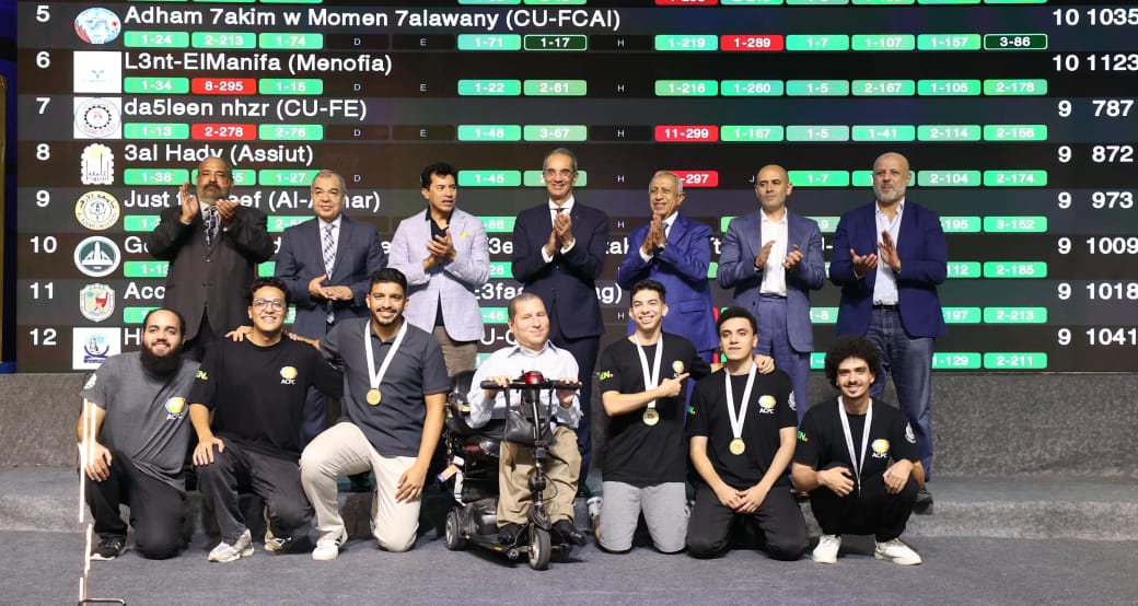 وزيرا الاتصالات والشباب والرياضة يشهدان حفل ختام المسابقة المصرية للبرمجة لشباب الجامعات ECPC