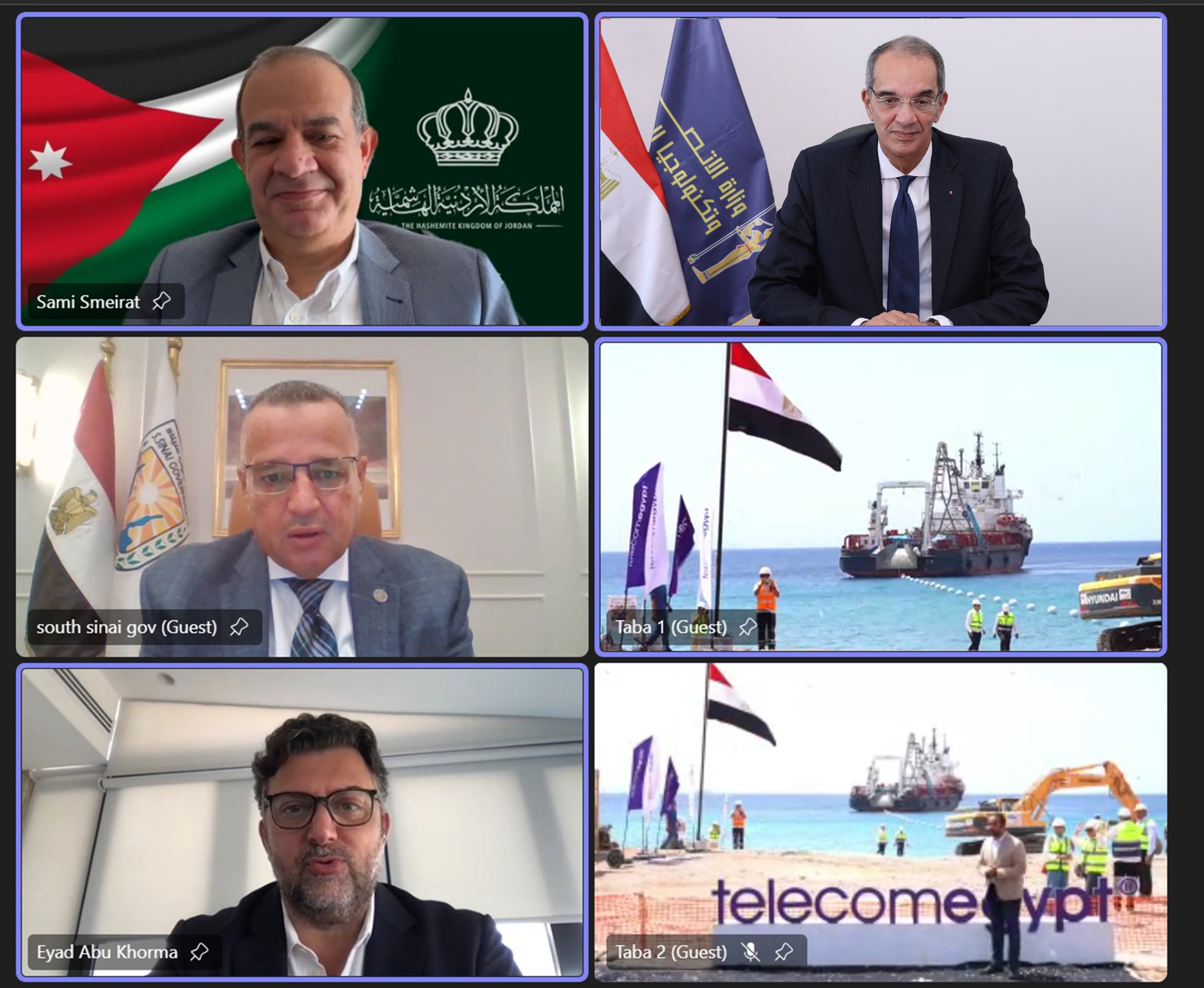 “كورال بريدج” يعد أول كابل بحرى مباشر يربط بين مصر والأردن منذ أكثر من 25 عامًا