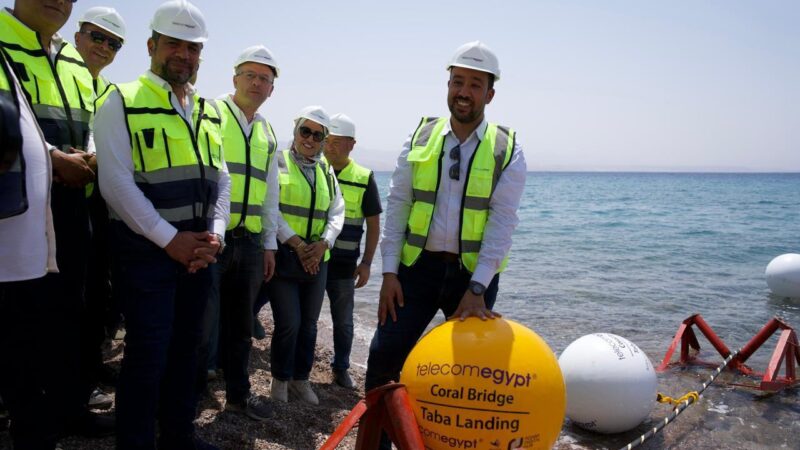 الانتهاء من ربط مصر والأردن من خلال الكابل البحري للاتصالات عالي السعة “كورال بريدج”