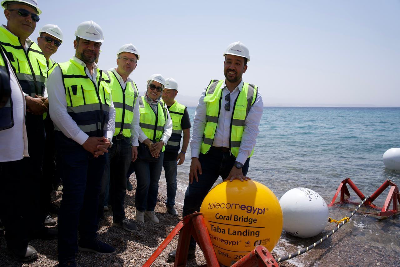 الانتهاء من ربط مصر والأردن من خلال الكابل البحري للاتصالات عالي السعة “كورال بريدج”
