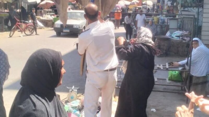 رئيس حى الأميرية يقود حملة اشغالات بنطاق الحى