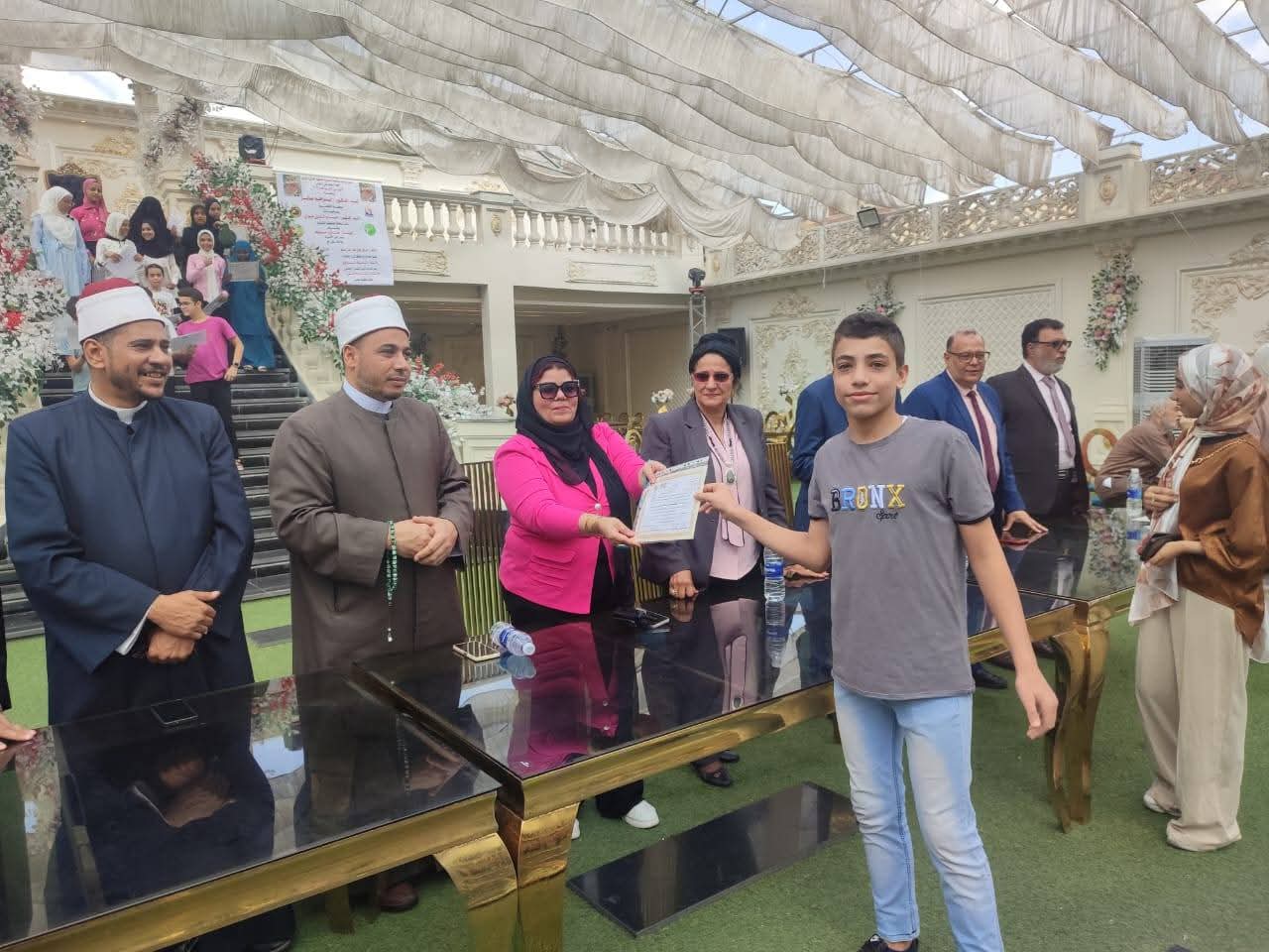 رئيس حى الأميرية تشهد احتفاليه القران الكريم بالحي