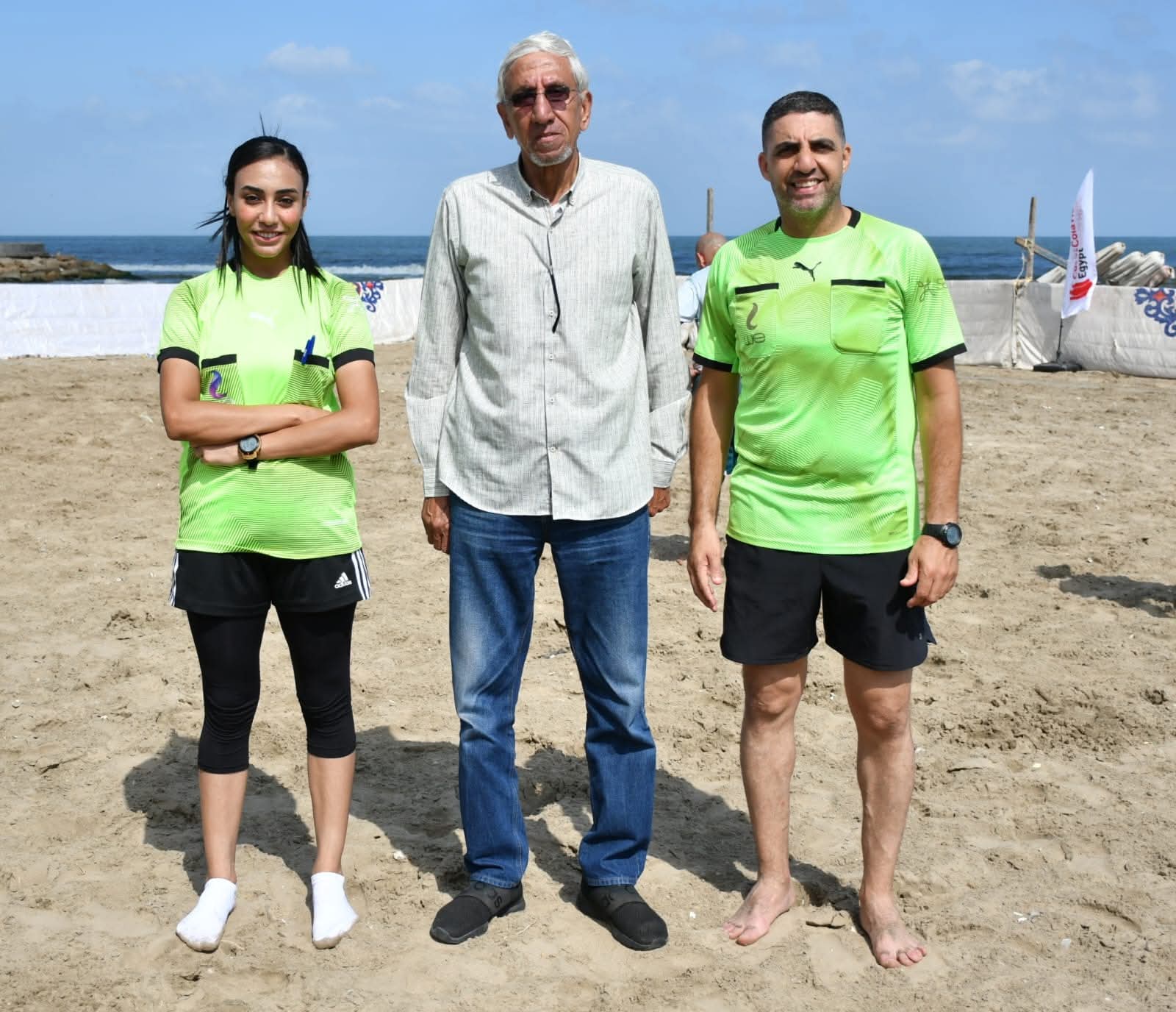 للمرة الثانية .. العنصر النسائي يشارك في تحكيم كرة القدم ببطولة الشركات ببورسعيد