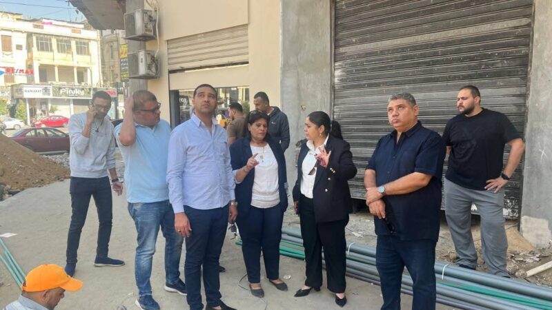 نائب محافظ القاهرة للمنطقة الشرقية تتابع أعمال تطوير شارع إبراهيم بمنطقة الكوربة بمصر الجديدة