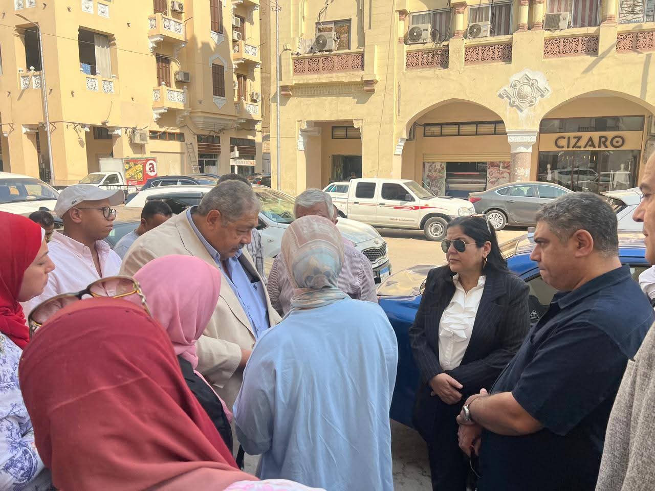 نائب محافظ القاهرة للمنطقة الشرقية تتابع أعمال تطوير شارع إبراهيم بمنطقة الكوربة بمصر الجديدة