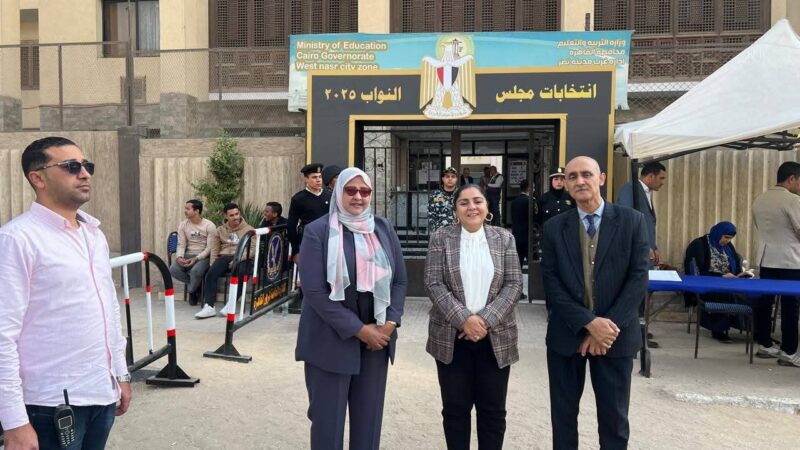 نائب محافظ القاهرة للمنطقة الشرقية تتابع سير الانتخابات