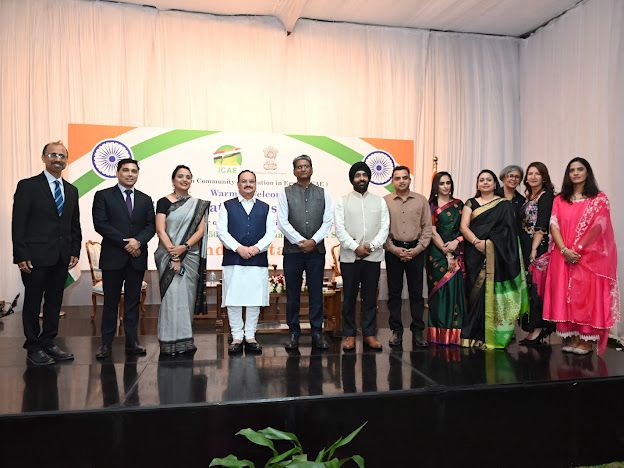 وزير الصحة الهندى يشارك في المؤتمر العالمي للصحة والسكان والتنمية البشرية ويلتقي بالجالية الهندية في القاهرة