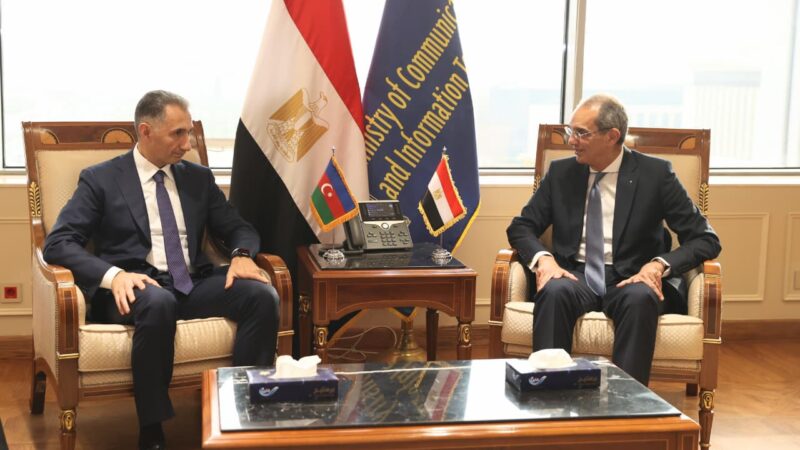 وزير الاتصالات يبحث تعزيز التعاون فى مجالات التحول الرقمى والذكاء الاصطناعى والأمن السيبرانى وبناء القدرات الرقمية مع أذربيجان