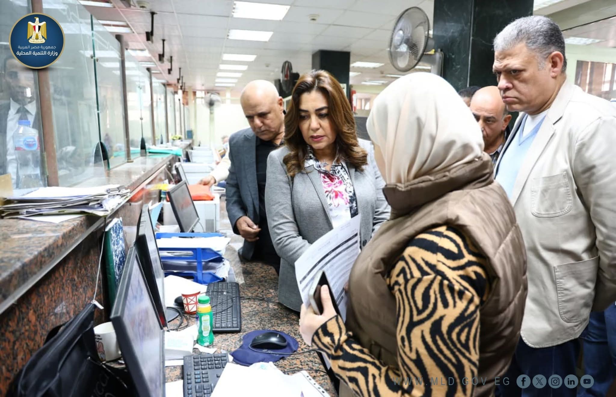 إقالة رئيس حي النزهة بعد جولة مفاجئة لوزيرة التنمية المحلية