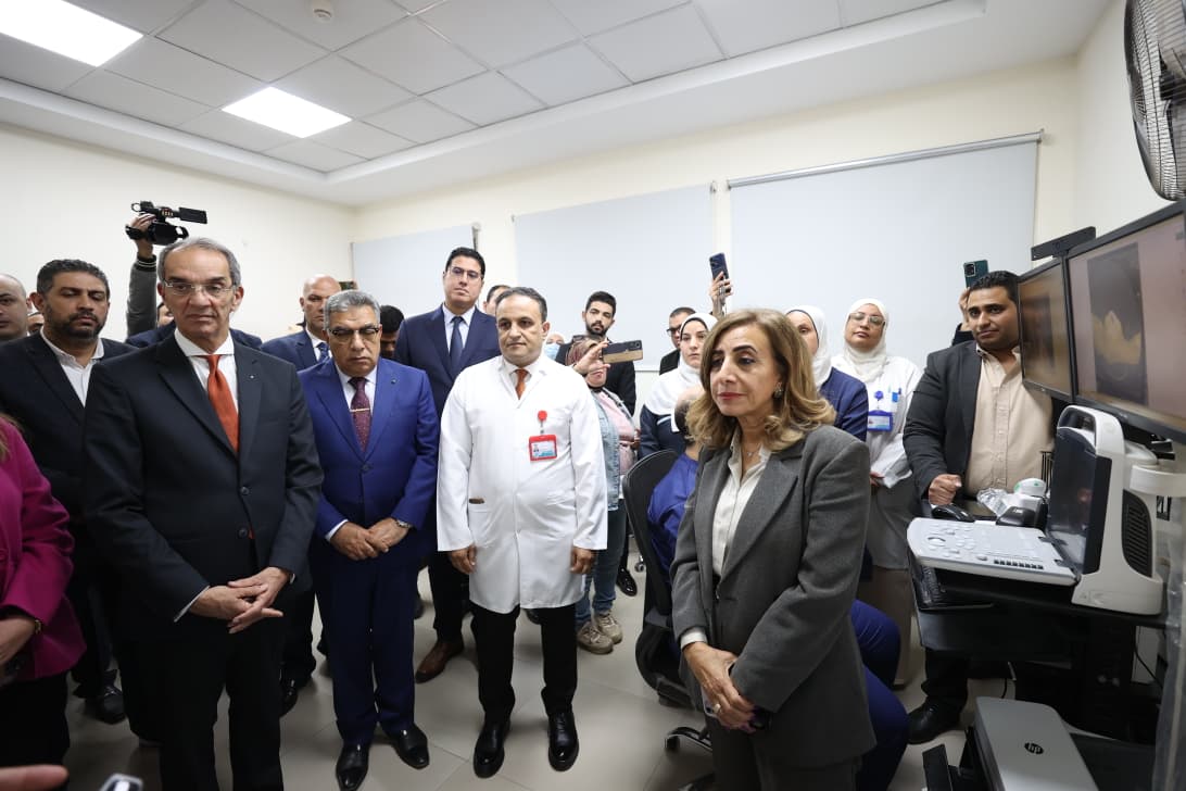 وزير الاتصالات يتابع أعمال منظومة التشخيص عن بُعد فى مستشفى الصدر بالمنصورة