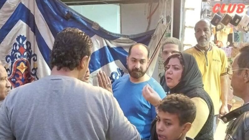 رئيس حى الأميرية تقود حملة اشغالات بنطاق الحى