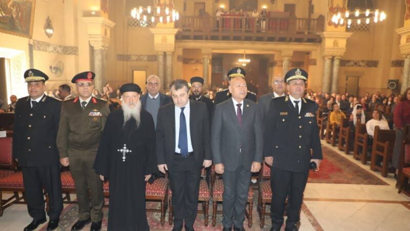 نائبًا عن رئيس مجلس الوزراء محافظ القاهرة يشهد احتفال الأرمن الأرثوذكس بعيد الميلاد