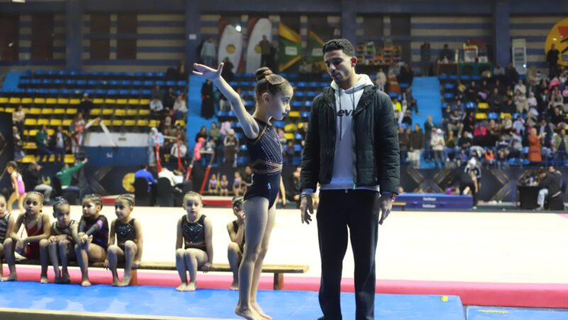 بيسان سعدون بطلة الجمهورية للجمباز تحت 6 سنوات