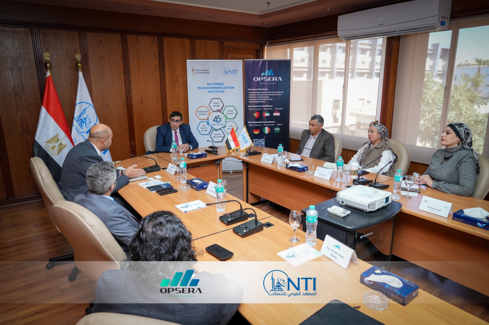 المعهد القومي للاتصالات NTI يوقّع بروتوكولي تعاون مع شركتى «أوبسيرا» و«أريب» لتأهيل كوادر رقمية متخصصة لسوق العمل محليا ودوليا