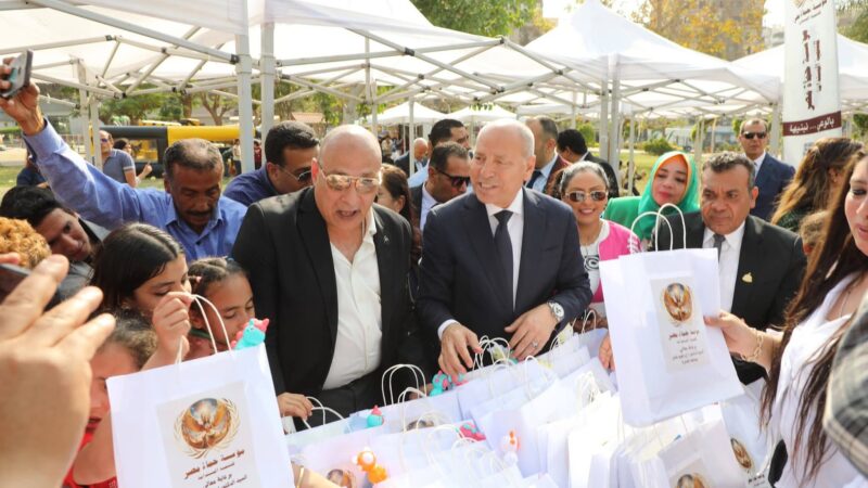 محافظ القاهرة يشهد الإحتفال بيوم اليتيم بحديقة الطفل بمدينة نصر
