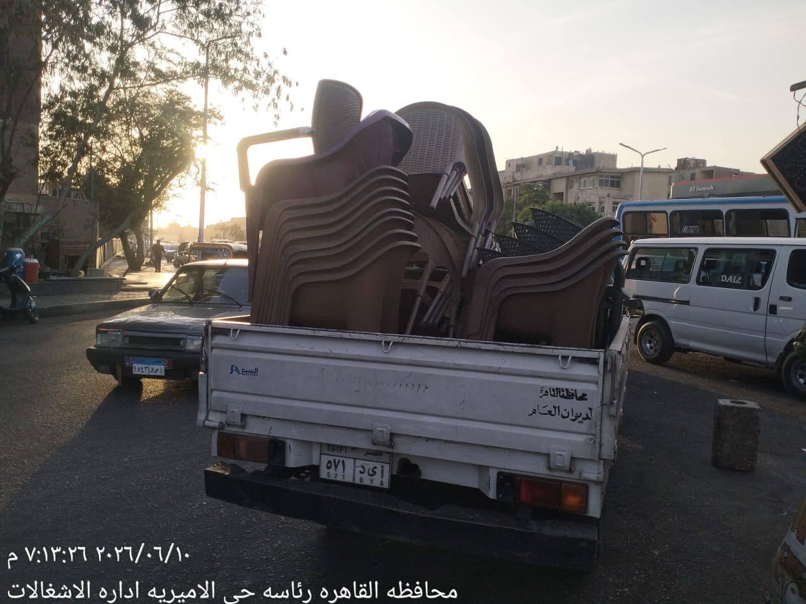 رئيس حى الأميرية توجه بشن حملة مكبرة لرفع كافة الإشغالات والتعديات بنطاق الحي