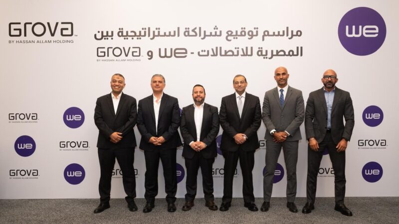 المصرية للاتصالات WE توقّع مذكرة تفاهم مع “جروفا للتطوير العقاري” لتقديم حلول الاتصالات المتكاملة