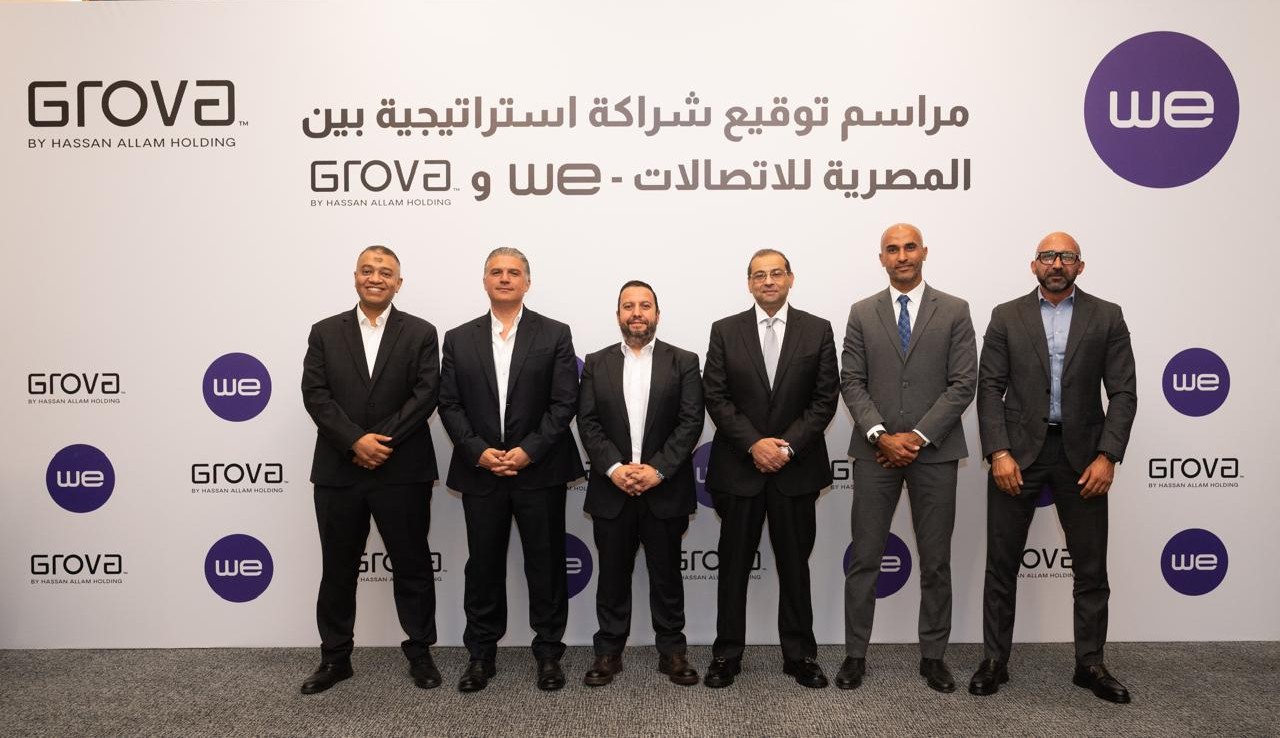 المصرية للاتصالات WE توقّع مذكرة تفاهم مع “جروفا للتطوير العقاري” لتقديم حلول الاتصالات المتكاملة