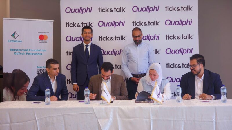 Qualiphi توقع شراكة استراتيجية مع Tick & Talk بالجامعة البريطانية لتقديم حلول التقييم المهني وتطوير وتقييم المهارات المعتمدة على الذكاء الاصطناعي لملايين الطلاب في المنطقة