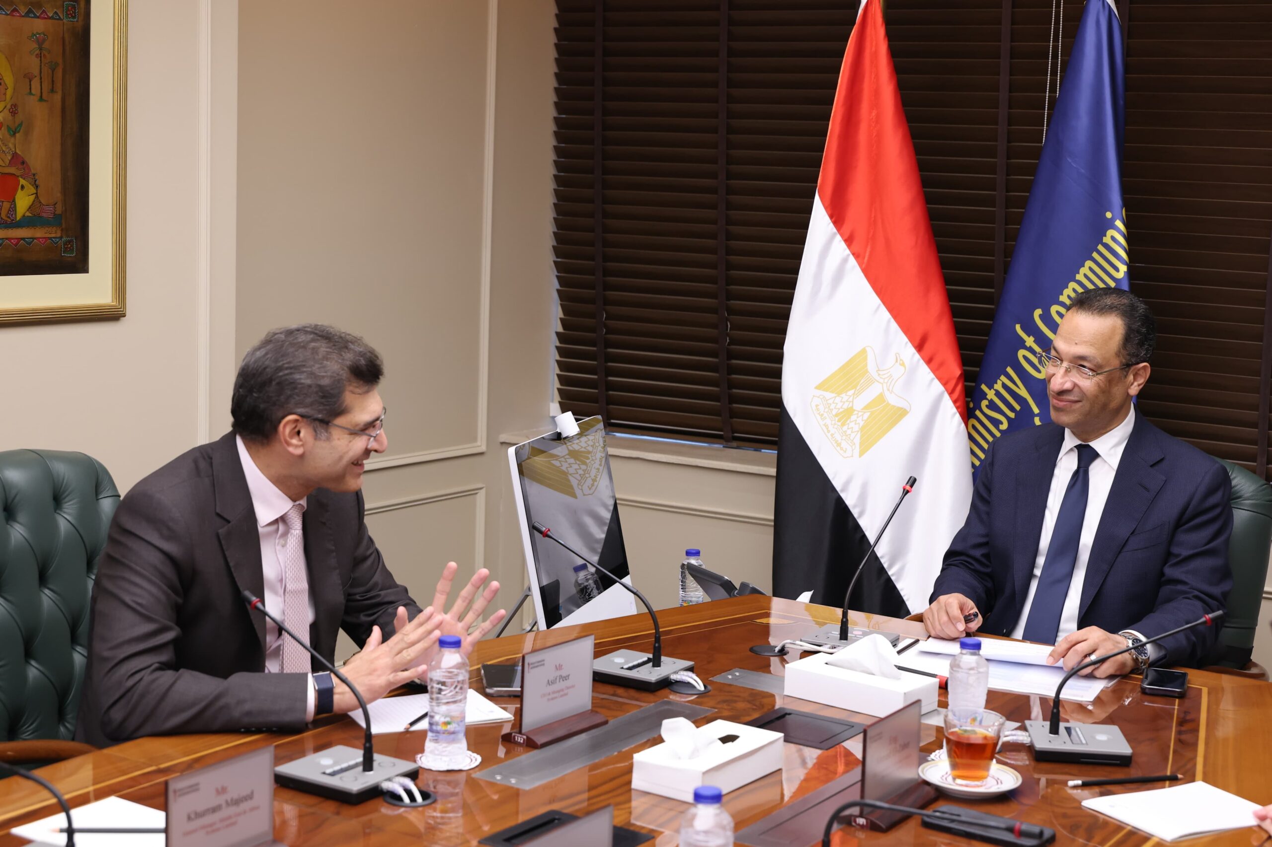 وزير الاتصالات يبحث مع مجموعة “سيستمز ليمتد”Systems Limited العالمية خطط التوسع في مصر وتحويل مركزها في مصر إلى أحد أكبر مراكزها عالميًا