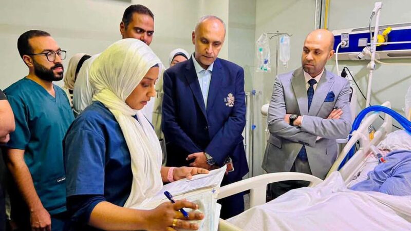 وكيل وزارة الصحة بالإسكندرية يتفقد مستشفى رأس التين النموذجي
