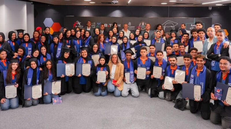بى تك تحتفل بتخرج الدفعة الرابعة من طلاب مدرسة بى تك للتكنولوجيا التطبيقية لعام 2026