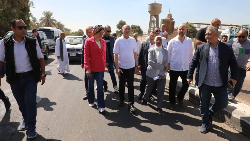 محافظ القاهرة يتفقد الأعمال الجارية لتنفيذ مشروع خطوط المياه الخارجية من محطة كفر العلو الجديدة بحلوان