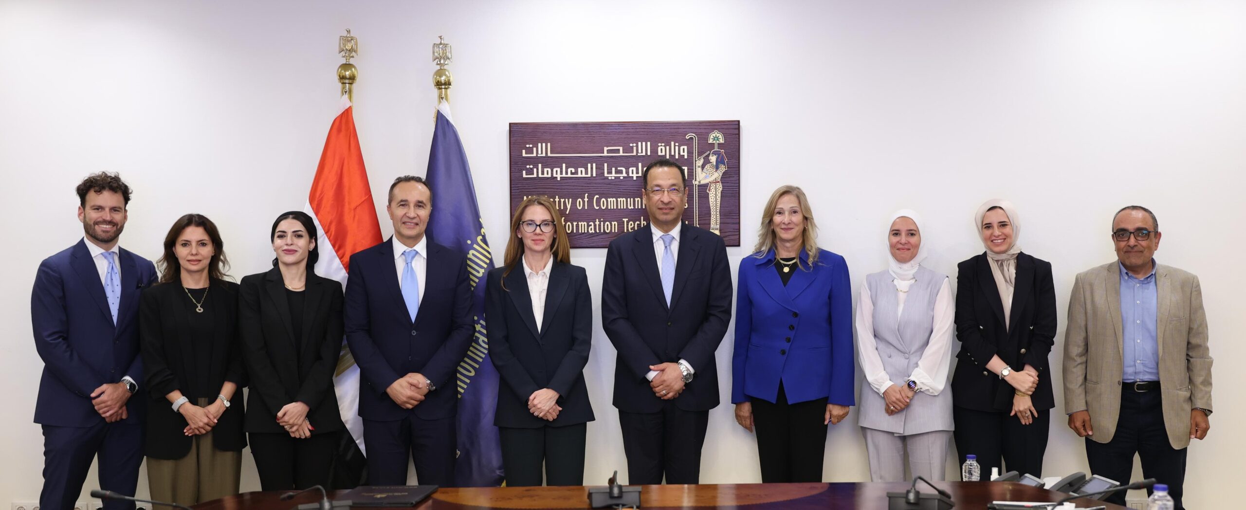 وزير الاتصالات يشهد توقيع مذكرة تفاهم بين وزارة الاتصالات وتكنولوجيا المعلومات وشركة إنتل Intel