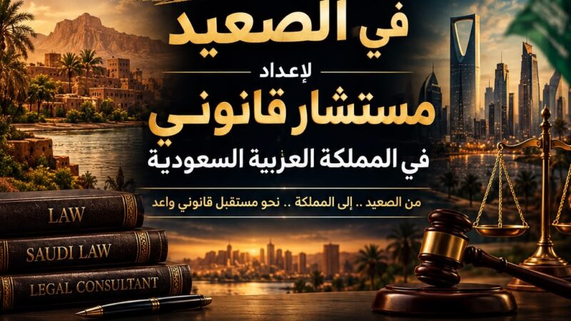 لأول مرة في الصعيد تفتح مؤسسة البدراوي للمحاماة والاستشارات القانونية أبوابها لجيل جديد من الطموحين من خلال برنامج التدريب العملي المتخصص : إعداد مستشار قانوني بالمملكة العربية السعودية